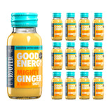 Unrooted Good Energy Shot: bouteille gingembre, énergie durable sans pic