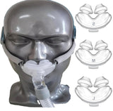 Coussins nasaux Unsvorns taille moyenne, maintien fiable et ajustable.