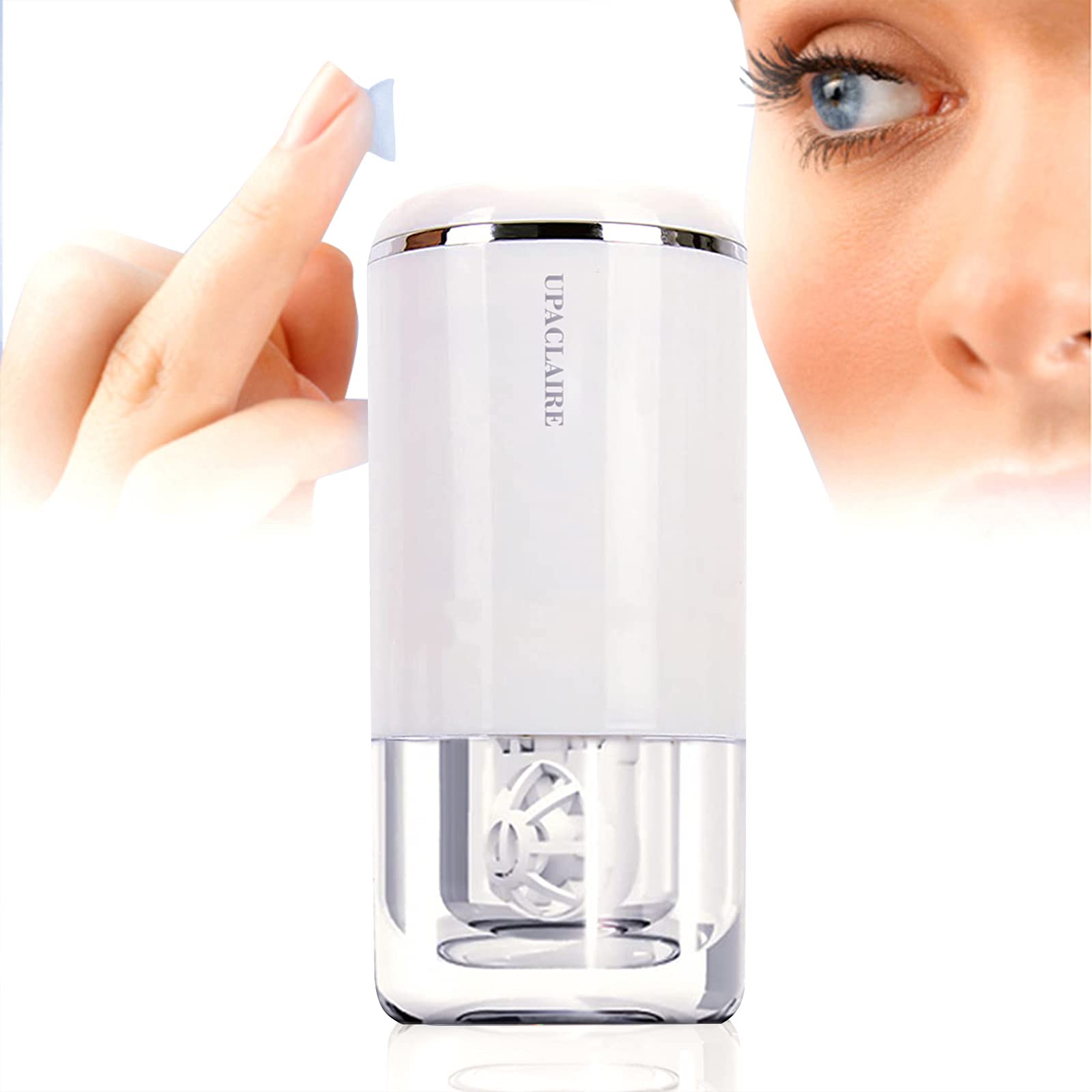 UpaClaire technologie ultrasonique: nettoyage efficace des lentilles par microbulles.