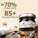 Cuillère-dose incluse pour dosage précis du Shilajit.