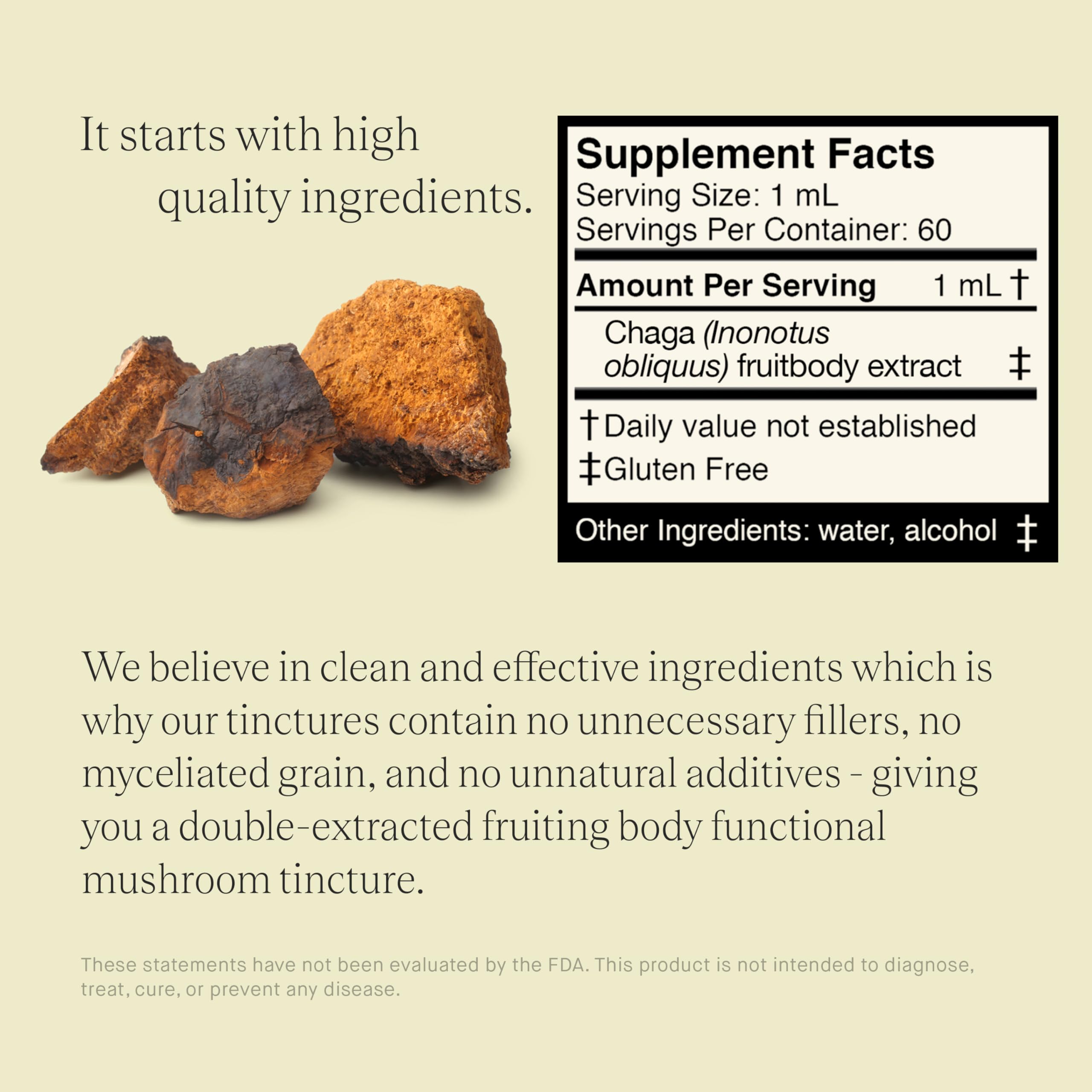 UPHORIC URTH Chaga: emballage carton durable et recyclable.