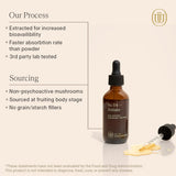Usage dans une boisson : tincture shiitake UPHORIC URTH à mélanger facilement.