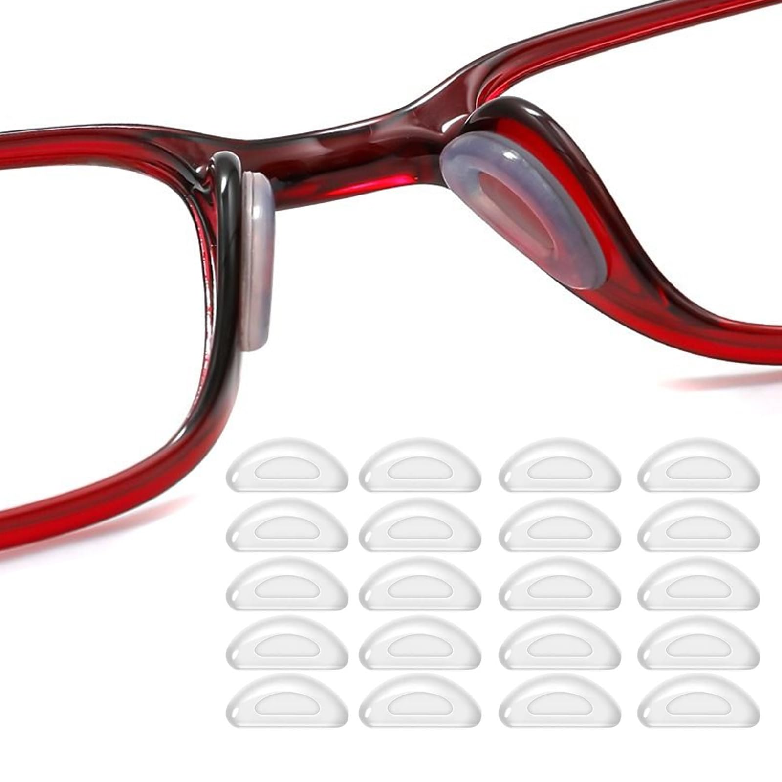 UPIONIC pattes nasales adherentes en silicone, maintien confortable et durable