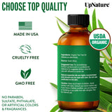 UpNature huile arbre a the – Test cutané recommandé avant utilisation