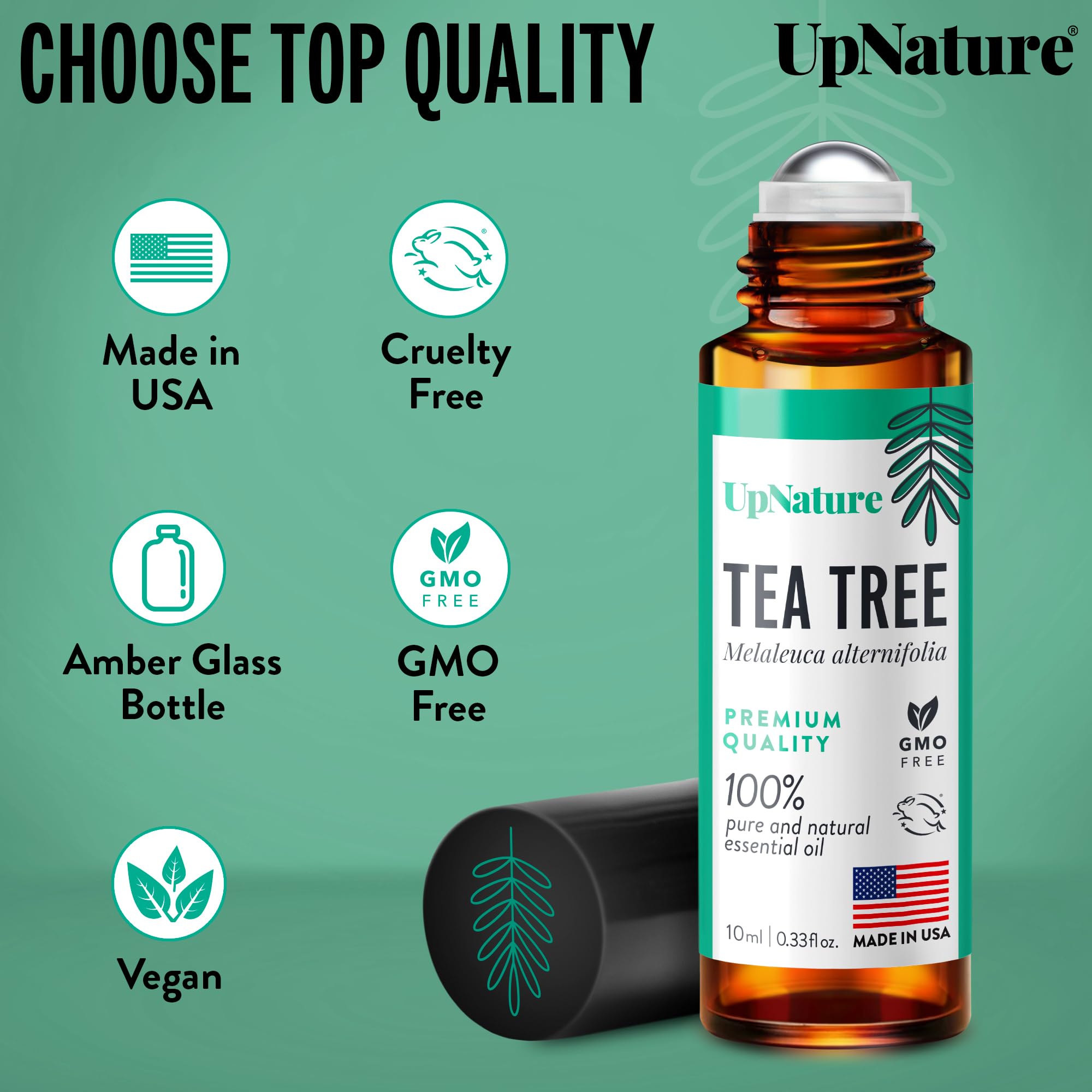 UpNature huile arbre-a-the: test cutané recommandé avant le premier usage.
