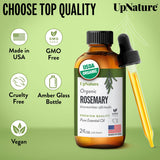 UpNature huile romarin fait maison pour soins beauté, pratique et polyvalente.