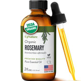 UpNature huile romarin pure pour cheveux, revitalise les cheveux et apporte de la brillance.