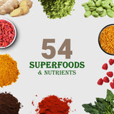 UpNourish 54 super-aliments; mélange riche en vitamines et minéraux