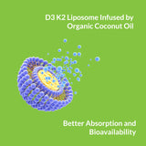 UpNourish absorption optimisee D3 K2 pour assimilation