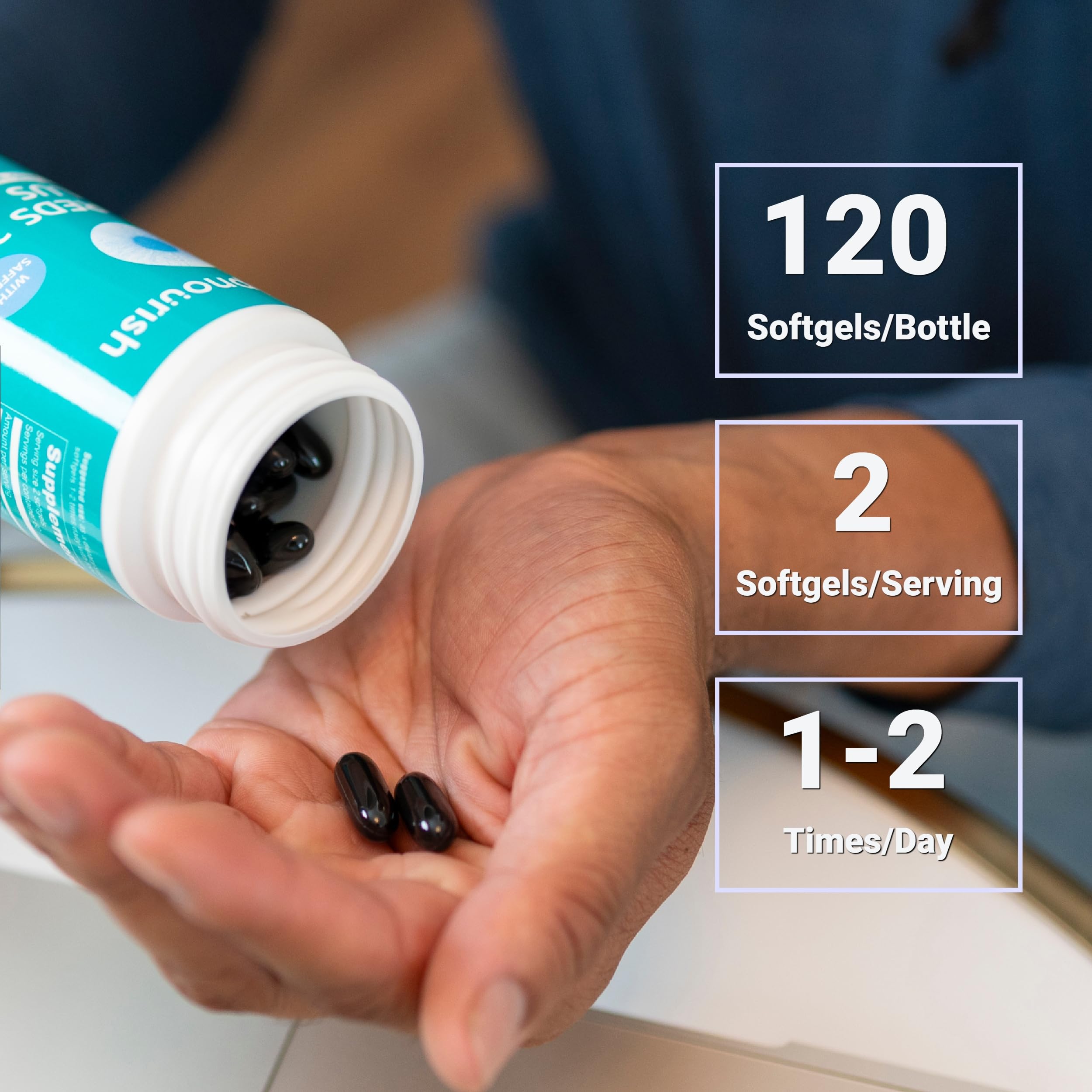 UpNourish AREDS 2 Plus luteine et zeaxanthine mises en avant pour la vision.