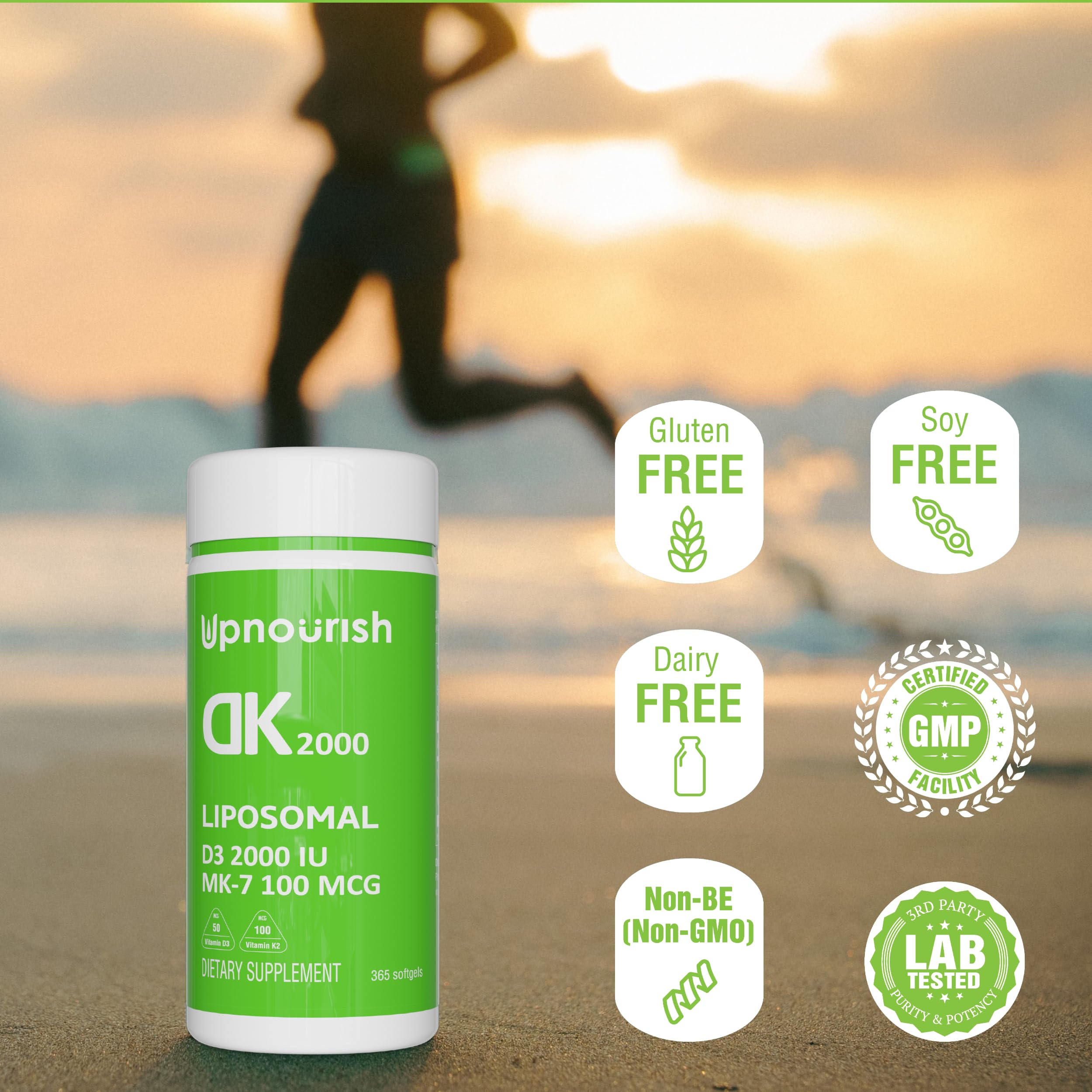 UpNourish bienfaits santé os et coeur, potentiel équilibre