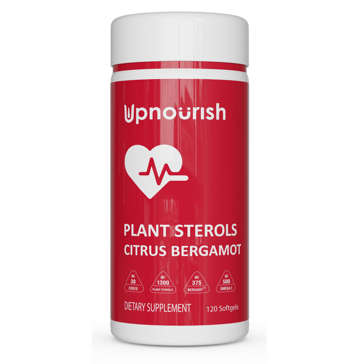 UpNourish: bouteille-capsules-molles bergamote facile à intégrer.