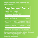 Emballage UpNourish liposomale D3 K2 MK-7 prêt à ouvrir