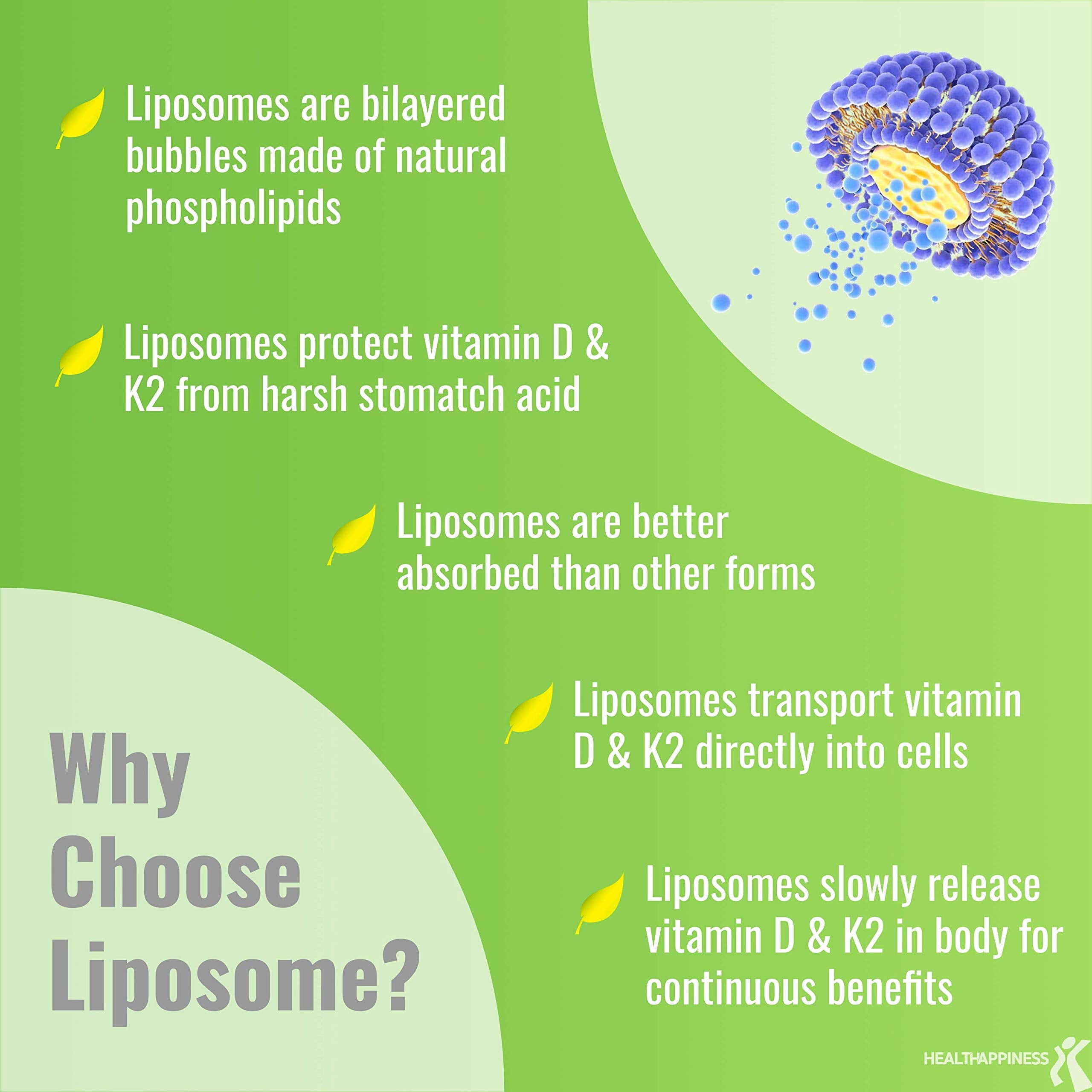 Étiquette zoom sur UpNourish liposomale D3 K2 MK-7 pour transparence des ingrédients