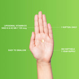 Huile de coco biologique utilisée dans la formule liposomale UpNourish