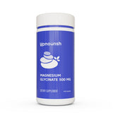 UpNourish magnésium glycinate 500 mg – emballage pour soutien général potentiel