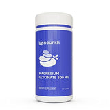 UpNourish magnésium glycinate 500 mg – étiquette et ingrédients, choix végane et pur