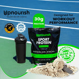 UpNourish poudre protéine végétale vanille 30 g énergie durable