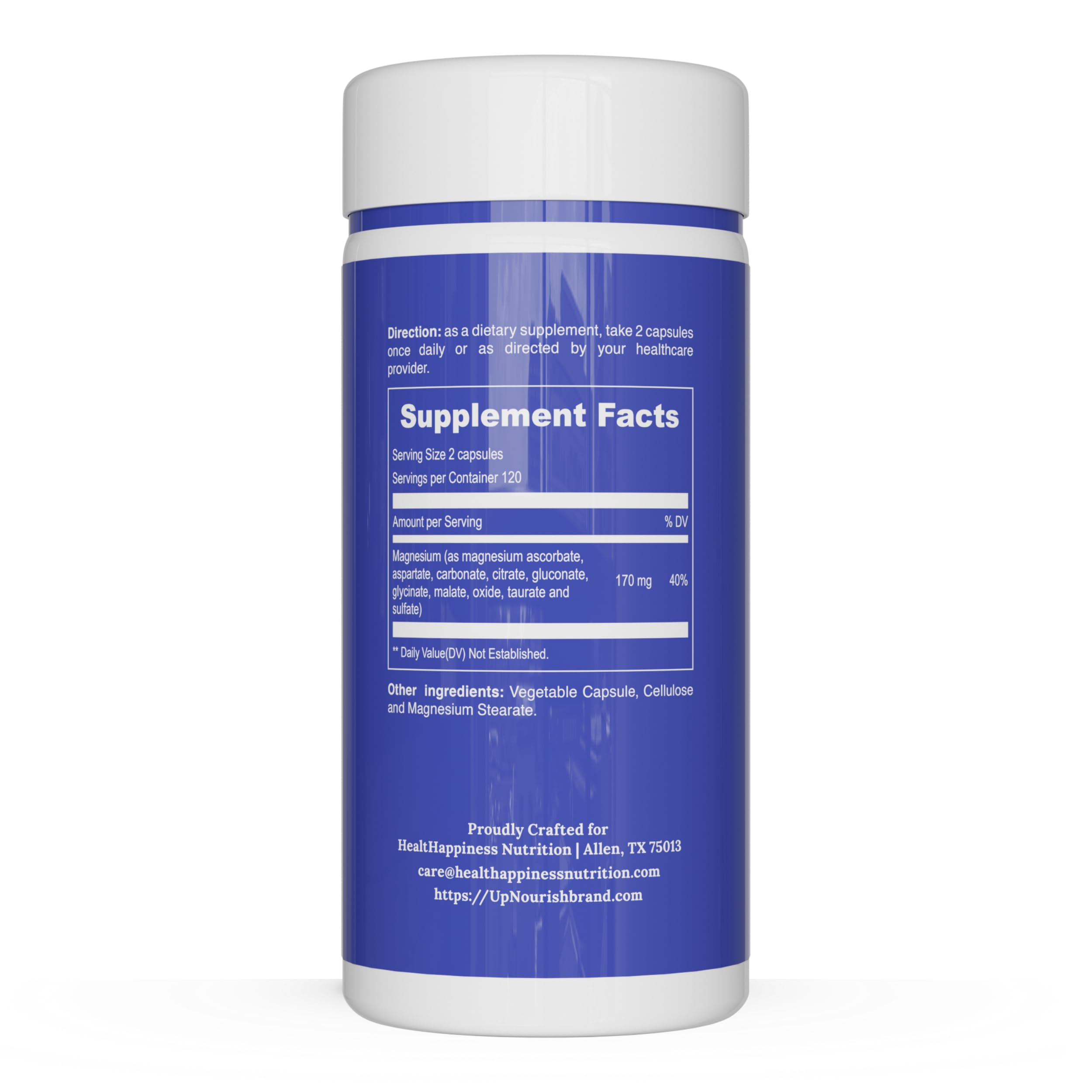UpNourish sans allergènes et sans OGM, complément naturel.