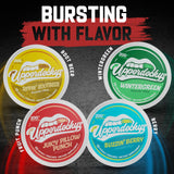Upperdeckys pack énergie caféine fabriqué aux États-Unis, pratique et nomade.