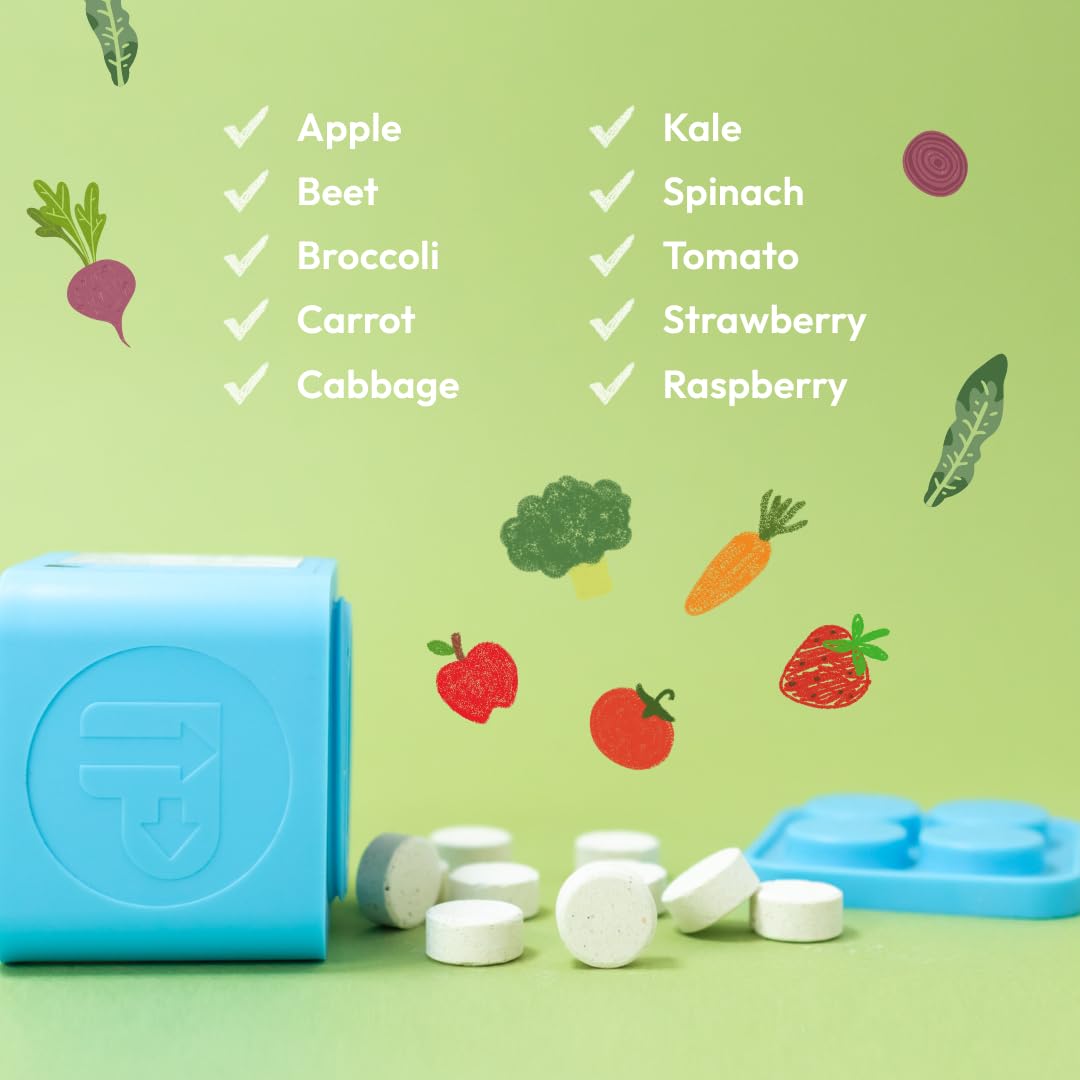Upright Nutrition Enfants Multivitamine - Goût fruit-punch pour encourager la prise quotidienne.