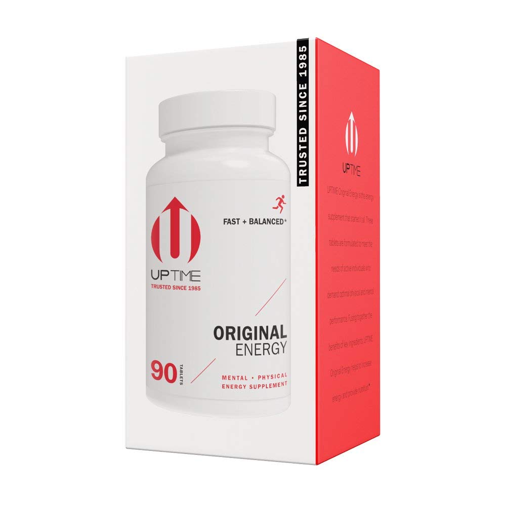 UPTIME Original Energy - bouteille prête à l'emploi pour énergie naturelle sans calories