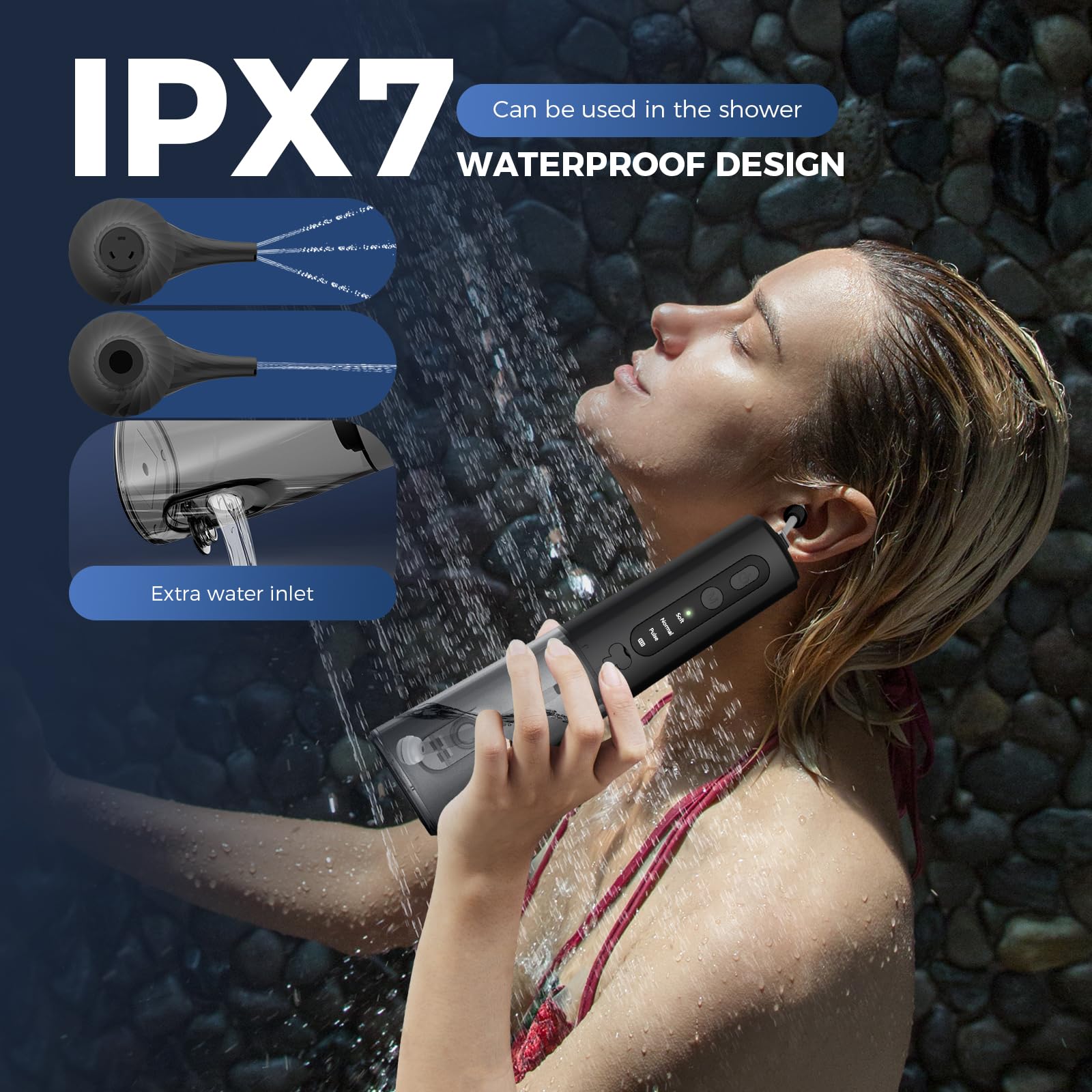 Upwayde mode pression normal pour rinçage efficace