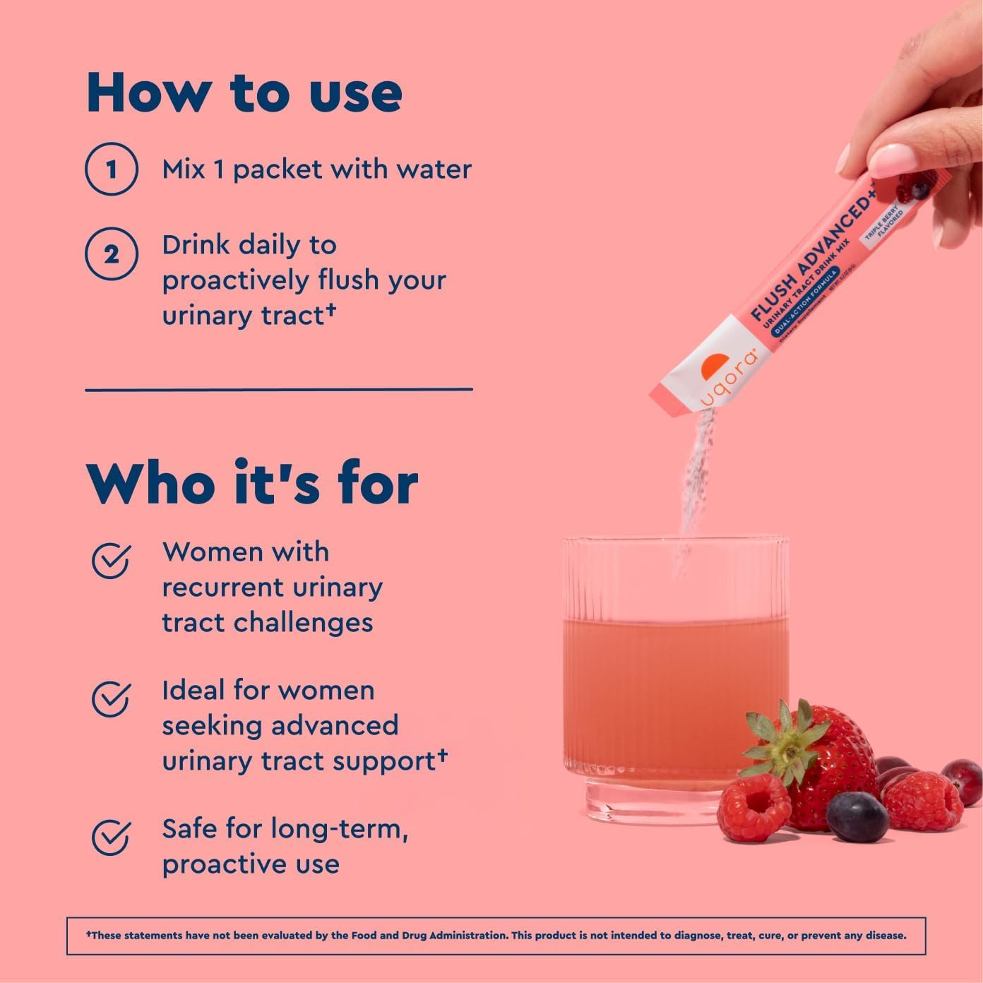 Uqora Flush Advanced+ : dosage quotidien recommandé pour une utilisation régulière
