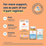 Ingrédients clés Uqora Flush: D-mannose et vitamine C et magnésium.