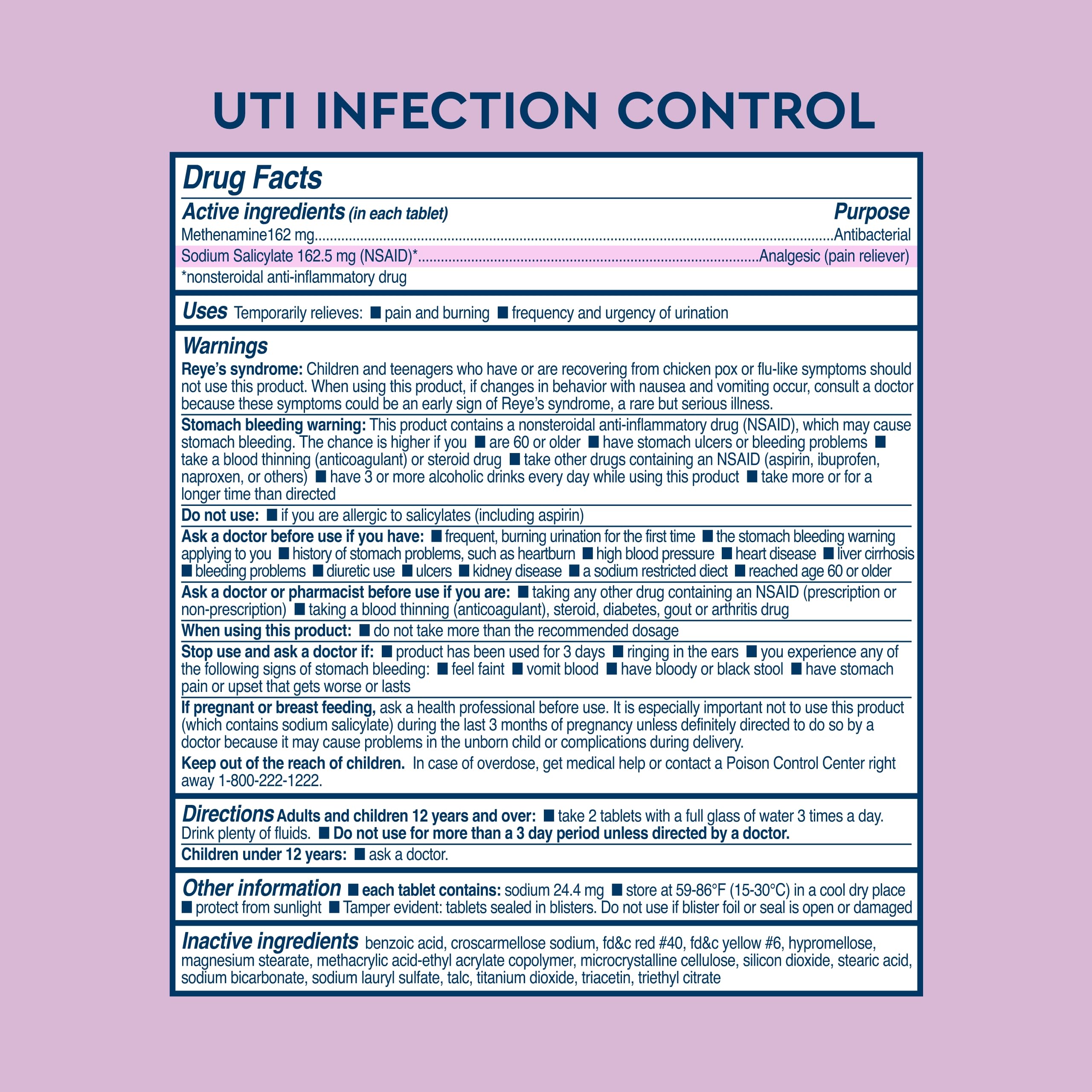 Uqora strips détection UTI deux, test rapide à domicile.