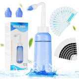 URAQT Neti Pot – bouteille rinage nasal 300 ml pratique au quotidien