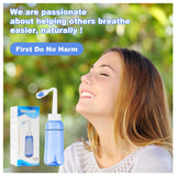 URAQT Neti Pot – kit salins et stickers thermomètre pour démarrer facilement