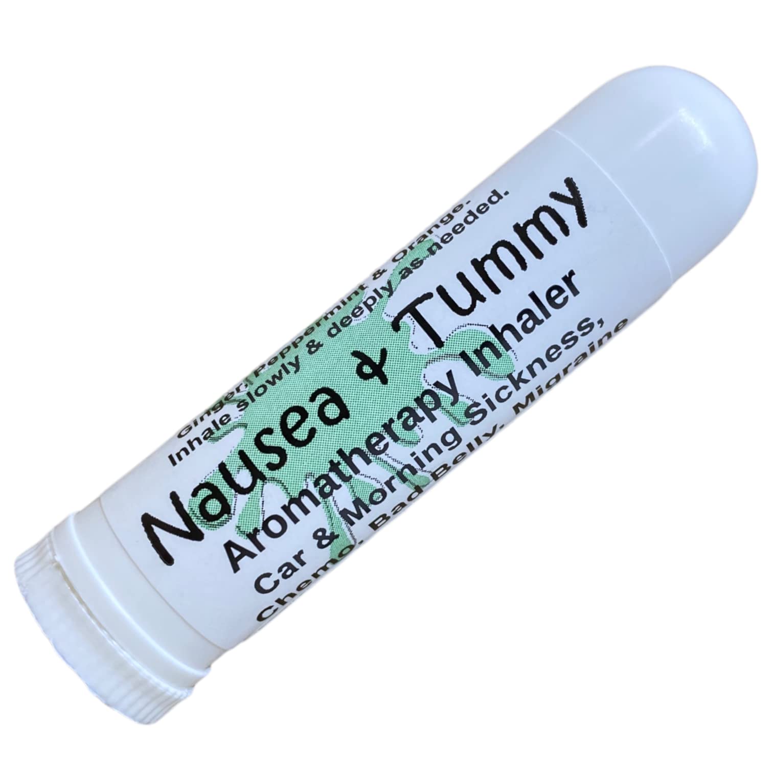 Urban ReLeaf inhalateur nausée-ventre, emballage pratique pour poche et déplacement.