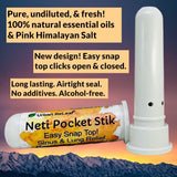 Urban ReLeaf Neti Pocket Stik, format poche compacte pour aromathérapie discrète.