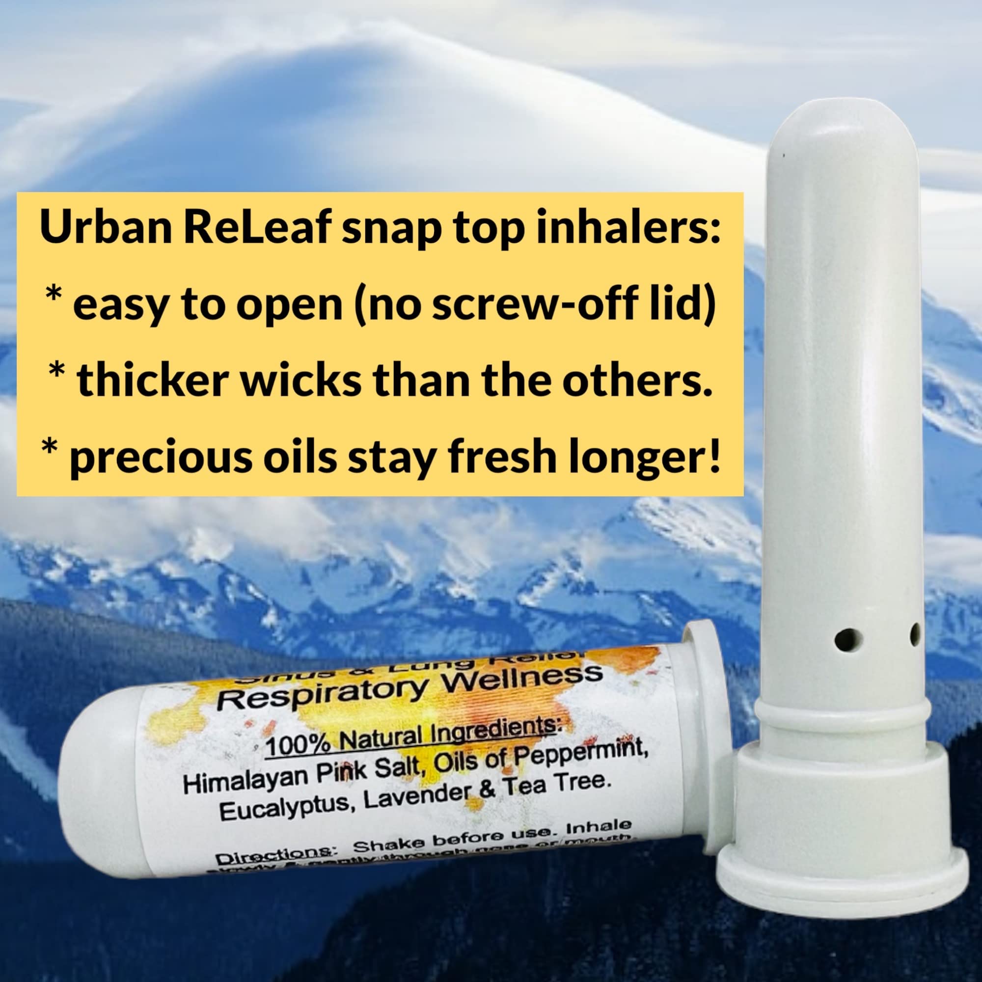 Urban ReLeaf Neti Pocket Stik, inhalation douce et contrôlée pour rafraîchir.