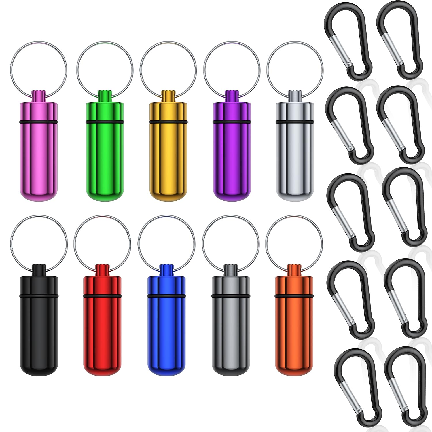 Urekt etui pilules mini porte-clefs, acces rapide en deplacement