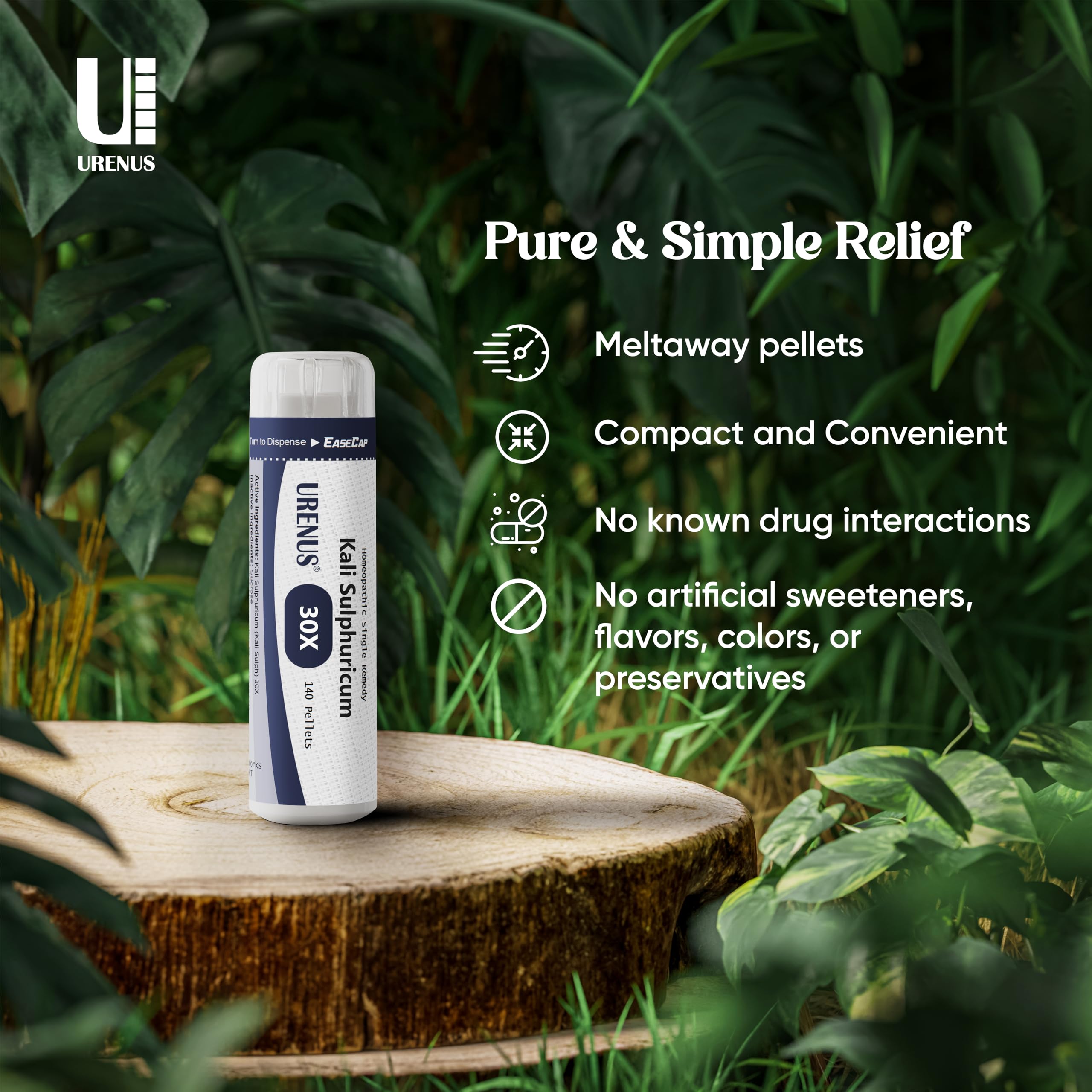 Distributeur EaseCap sur la bouteille pour dosages pratiques.