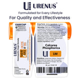 Urenus Calcarea Phosphorica 1M – bouton de distribution, dosage sûr à chaque pression.