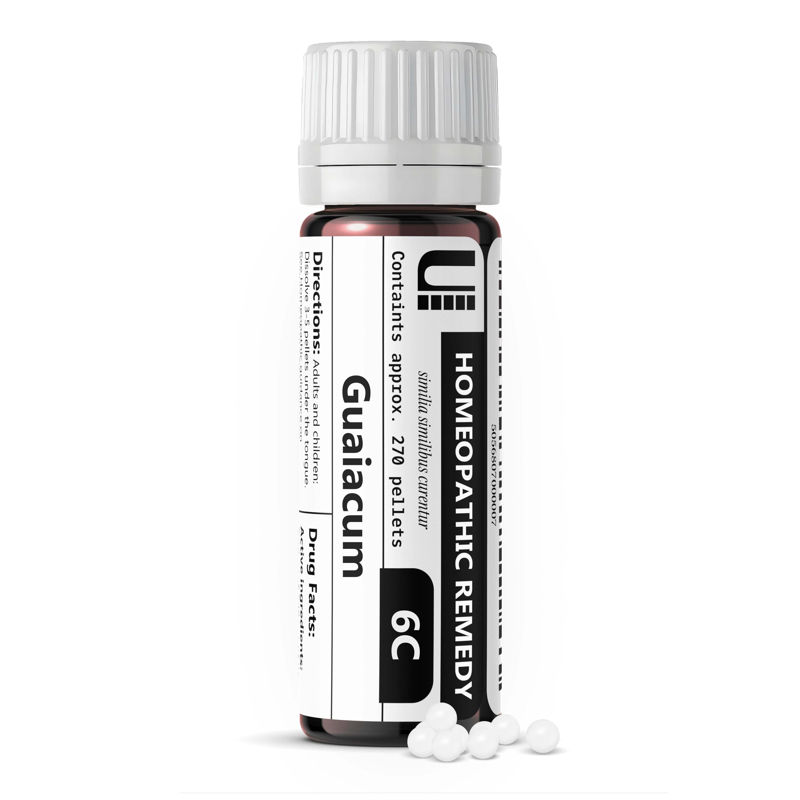 Urenus Guaiacum 6C granules dans la bouteille, pratique et sans lactose.