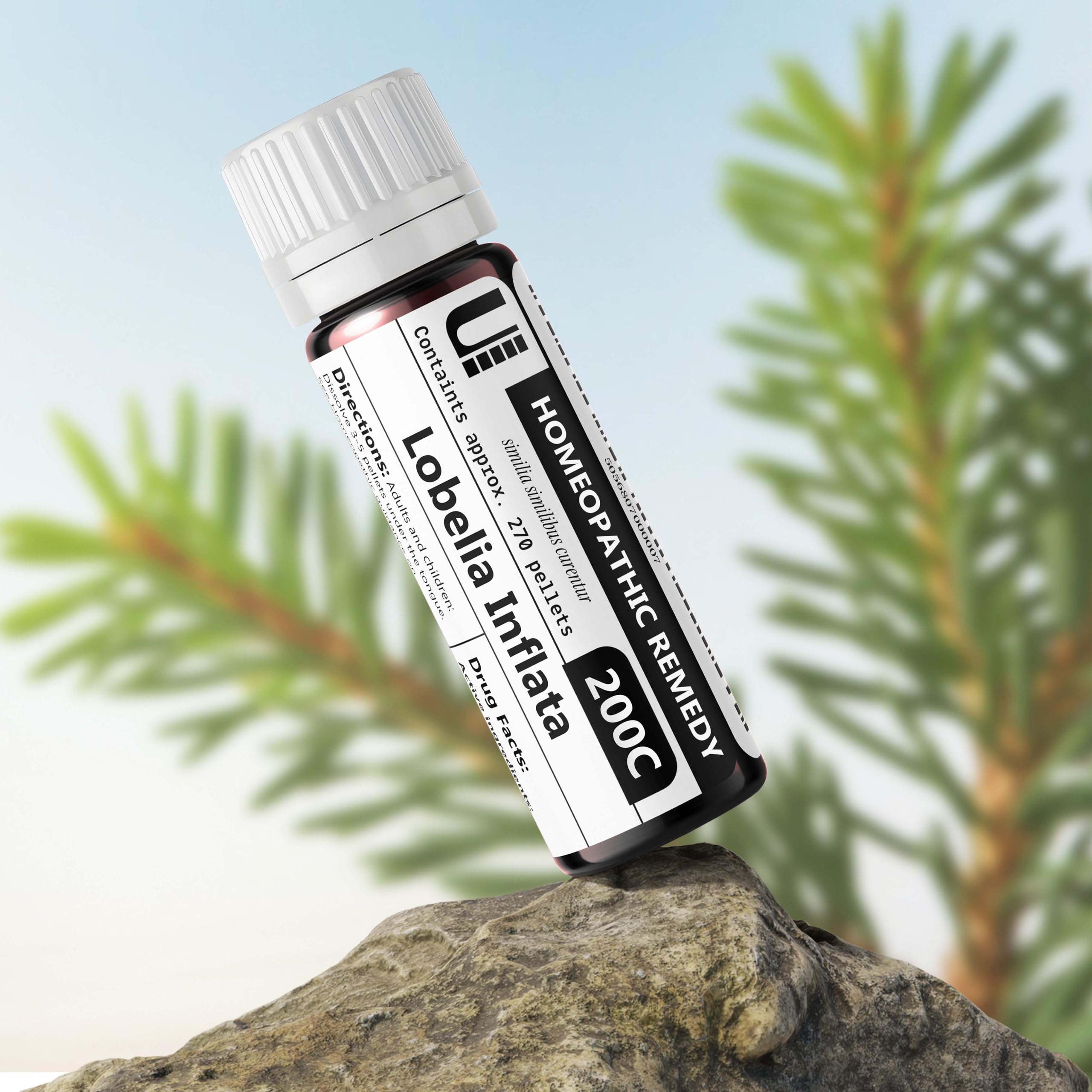 Urenus Lobélie Inflata 200C – pellets sans lactose pour intolérants.