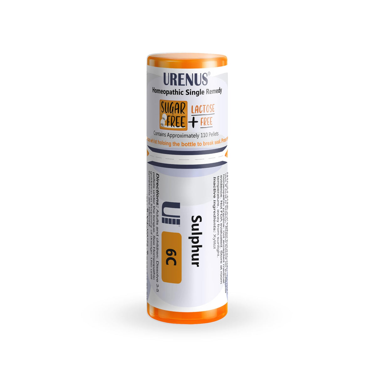 Urenus Sulphur 6C pellets sans sucre et lactose, pratique au quotidien.