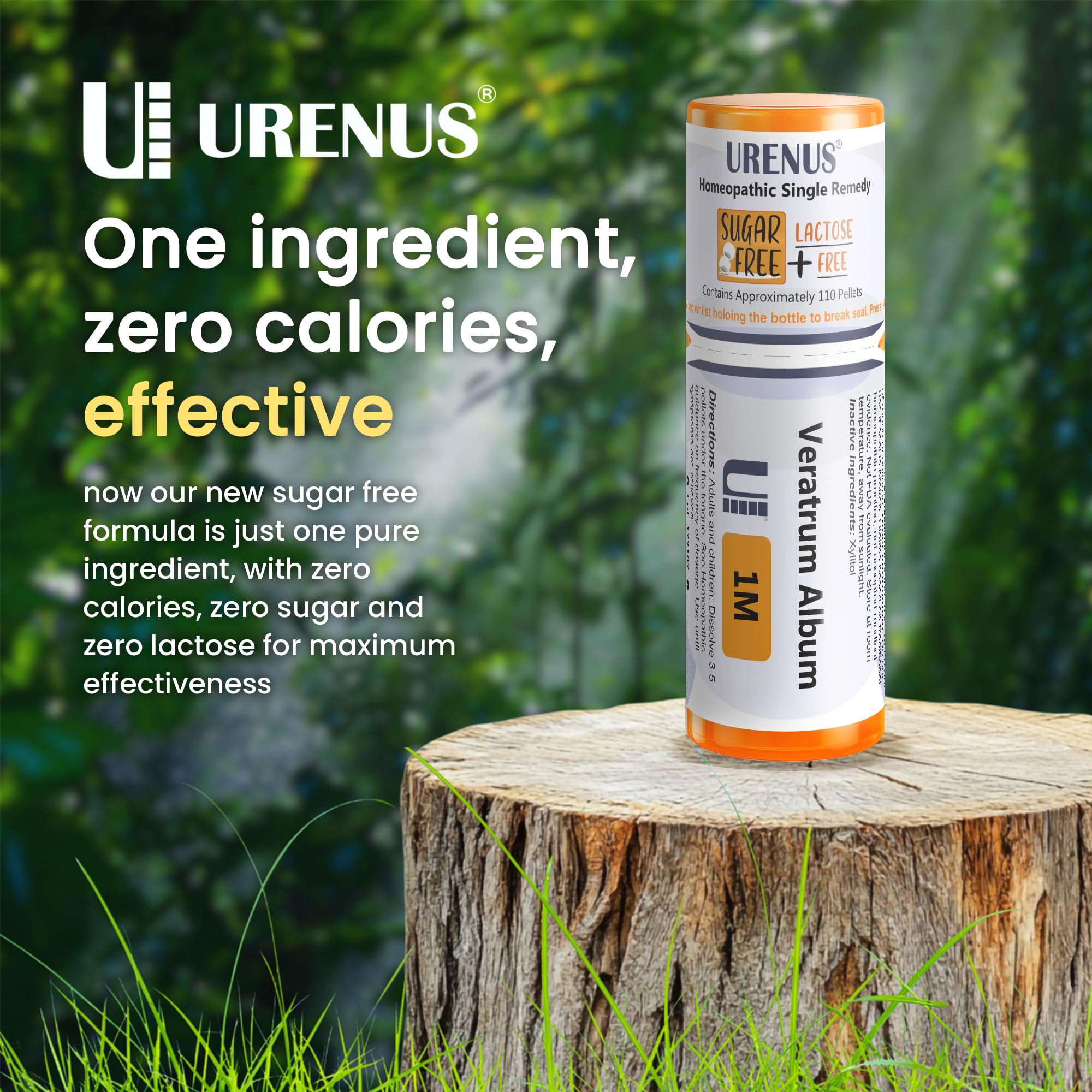 Pellets à base de Xylitol, douceur naturelle Veratrum Album 1M Urenus.