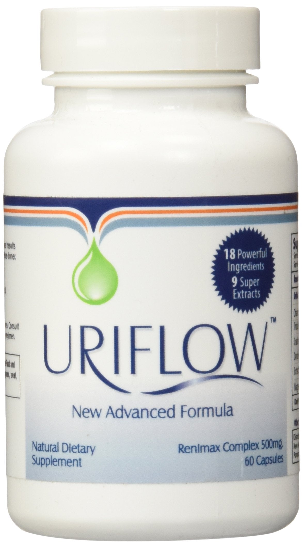 Uriflow, bouteille 60 capsules, prête pour votre routine de soutien rénal