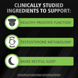 Urinozinc Plus – bêta-sistostérol et palmetto, nutriments clés pour la prostate.