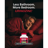 Urinozinc Plus – formulation sans gluten ni soja pour une tolérance élevée.