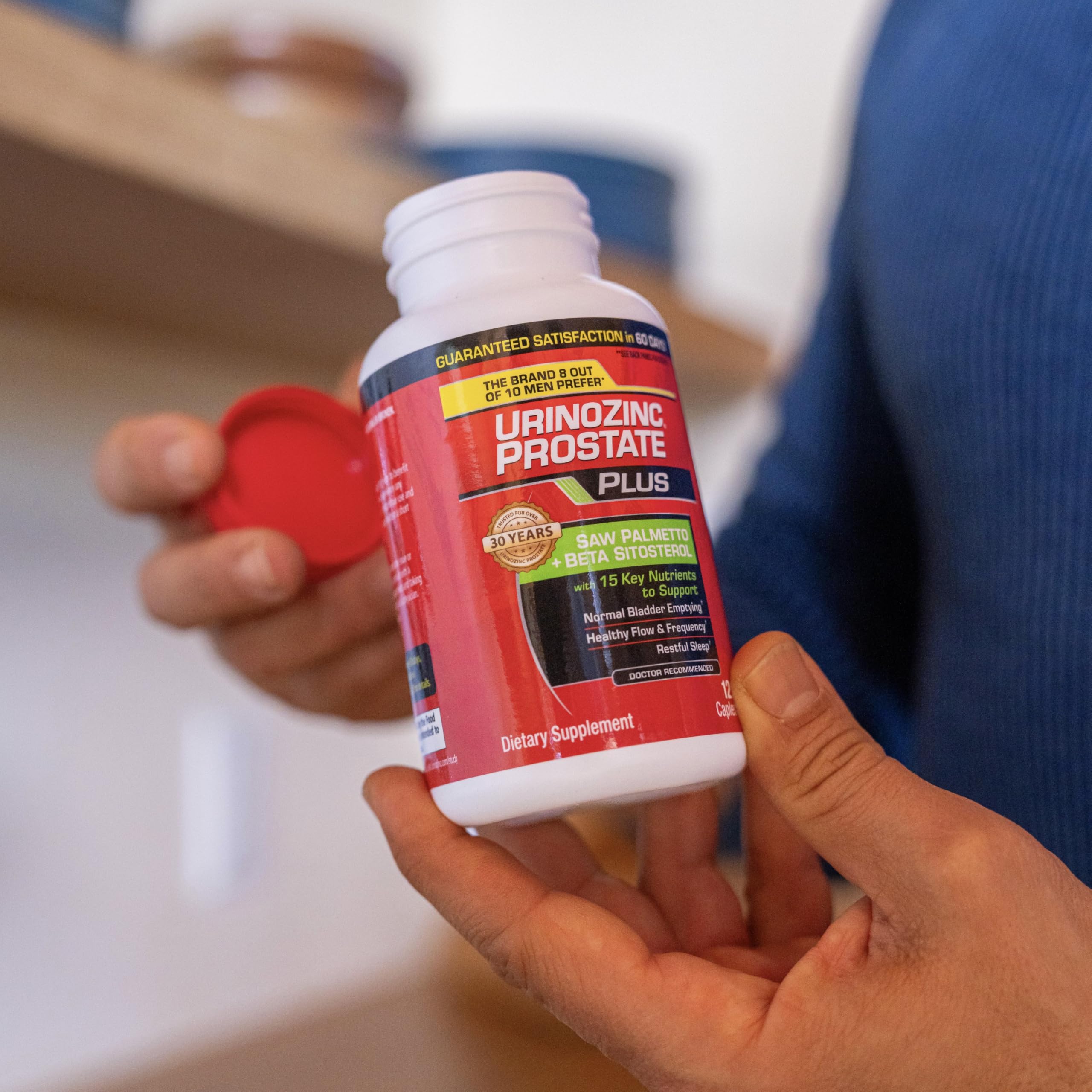 Urinozinc Prostate Plus – sans gluten ni soja, sécurité alimentaire