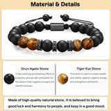 uroclysmic onyx noir bracelet, design élégant et stabilité émotionnelle.