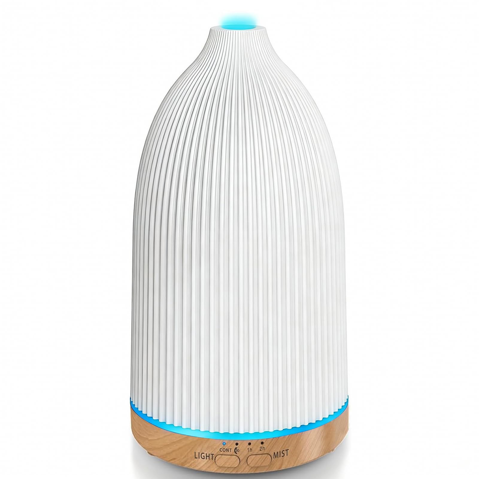 URPOWER diffuseur 100ml avec base grain bois, ambiance zen.