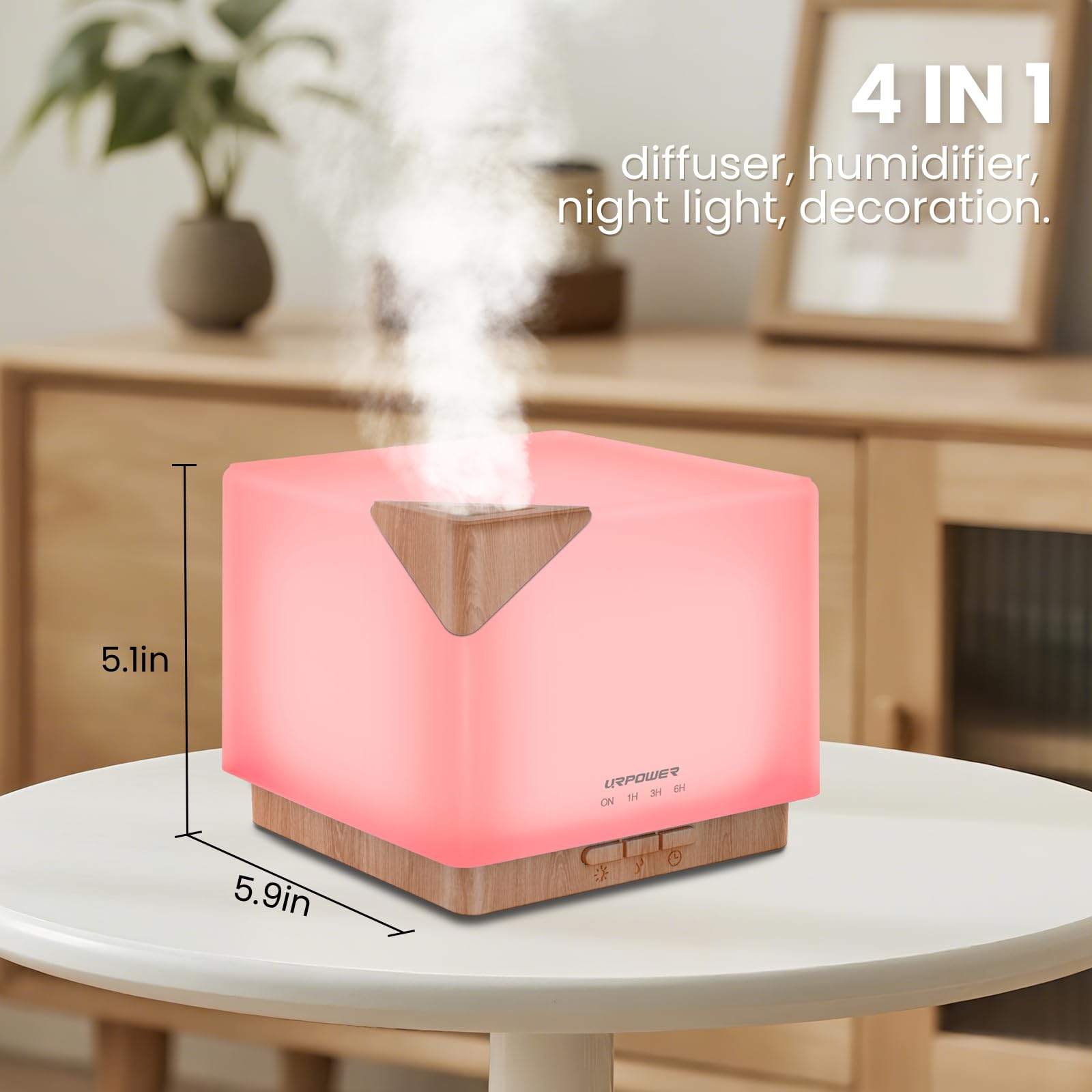 URPOWER Diffuseur arrêt automatique pour sécurité et tranquillité.