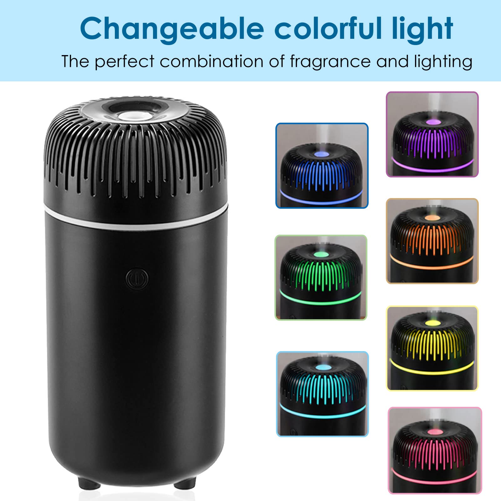 Diffuseur USB UrrSovv avec lumières multicolores pour personnaliser votre espace